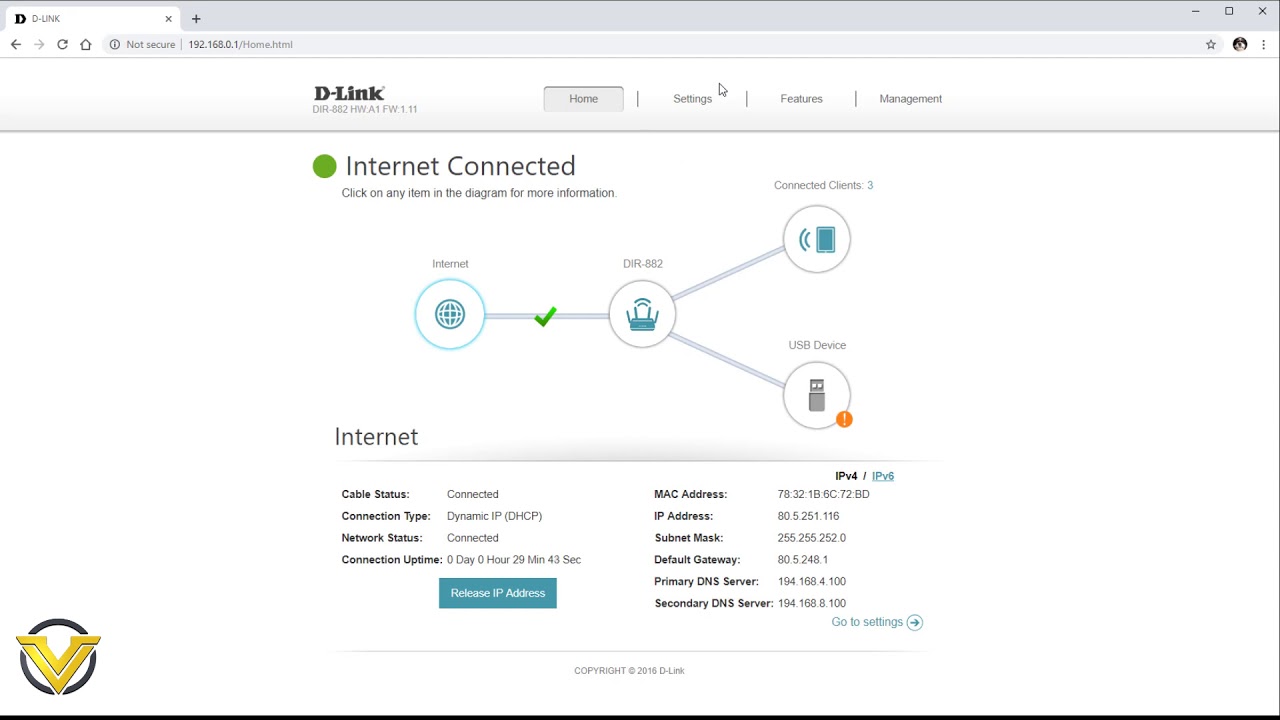 D Link EXO AC2600 DIR 882 Software Demo