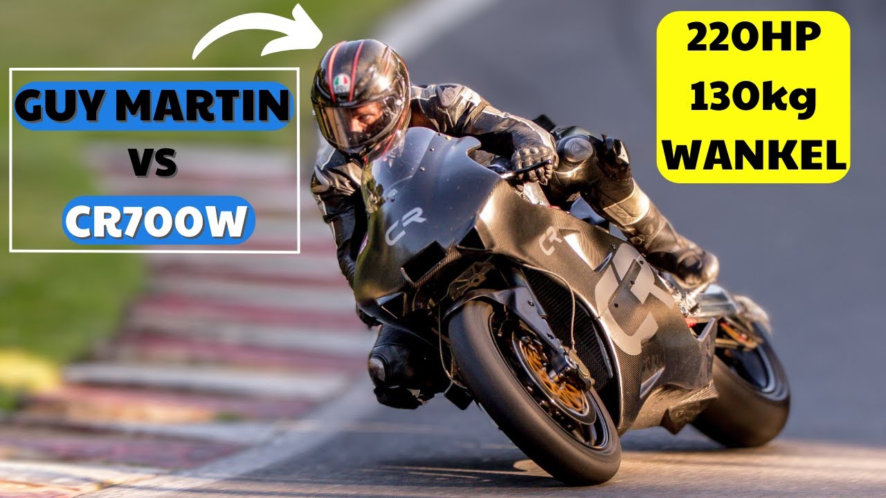 Guy Martin onboard a ROTARY bike