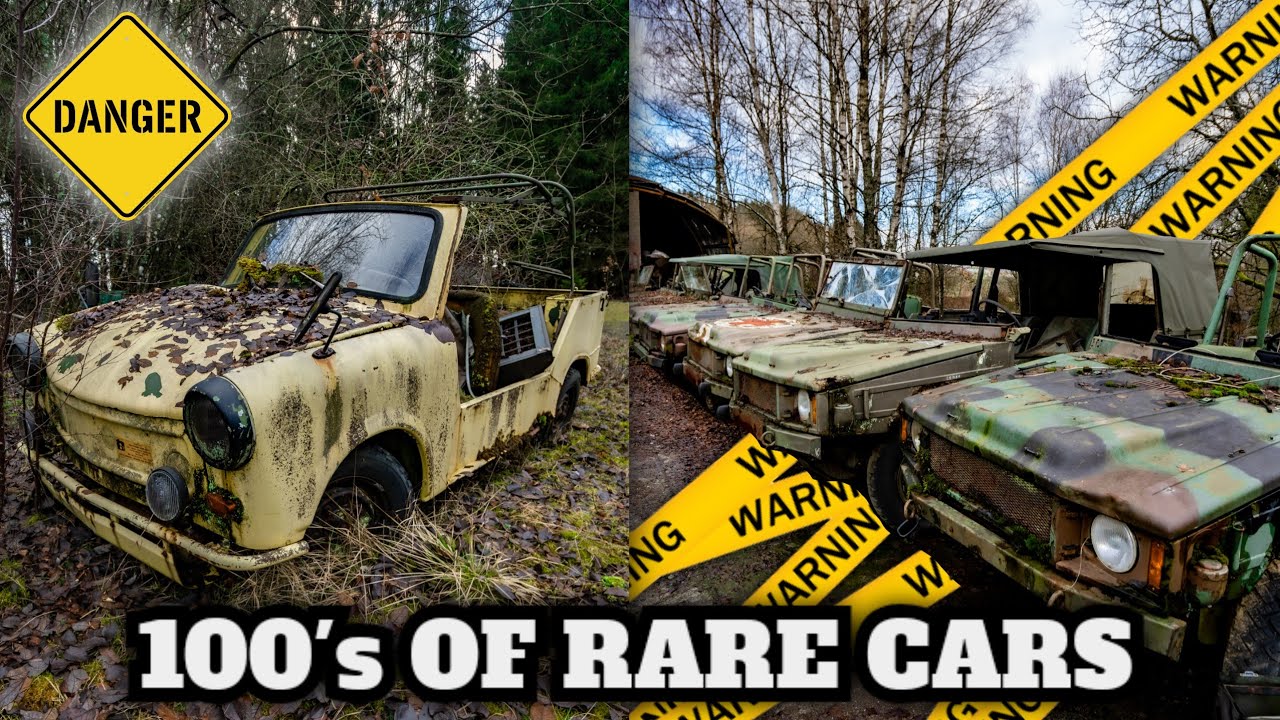 RARE CLASSIC CARS LEFT TO ROT | SCRAPPAGE SCHEME BELGIUM |