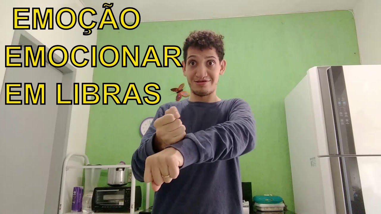 Sinal de EMOÇÃO | EMOCIONAR em LIBRAS