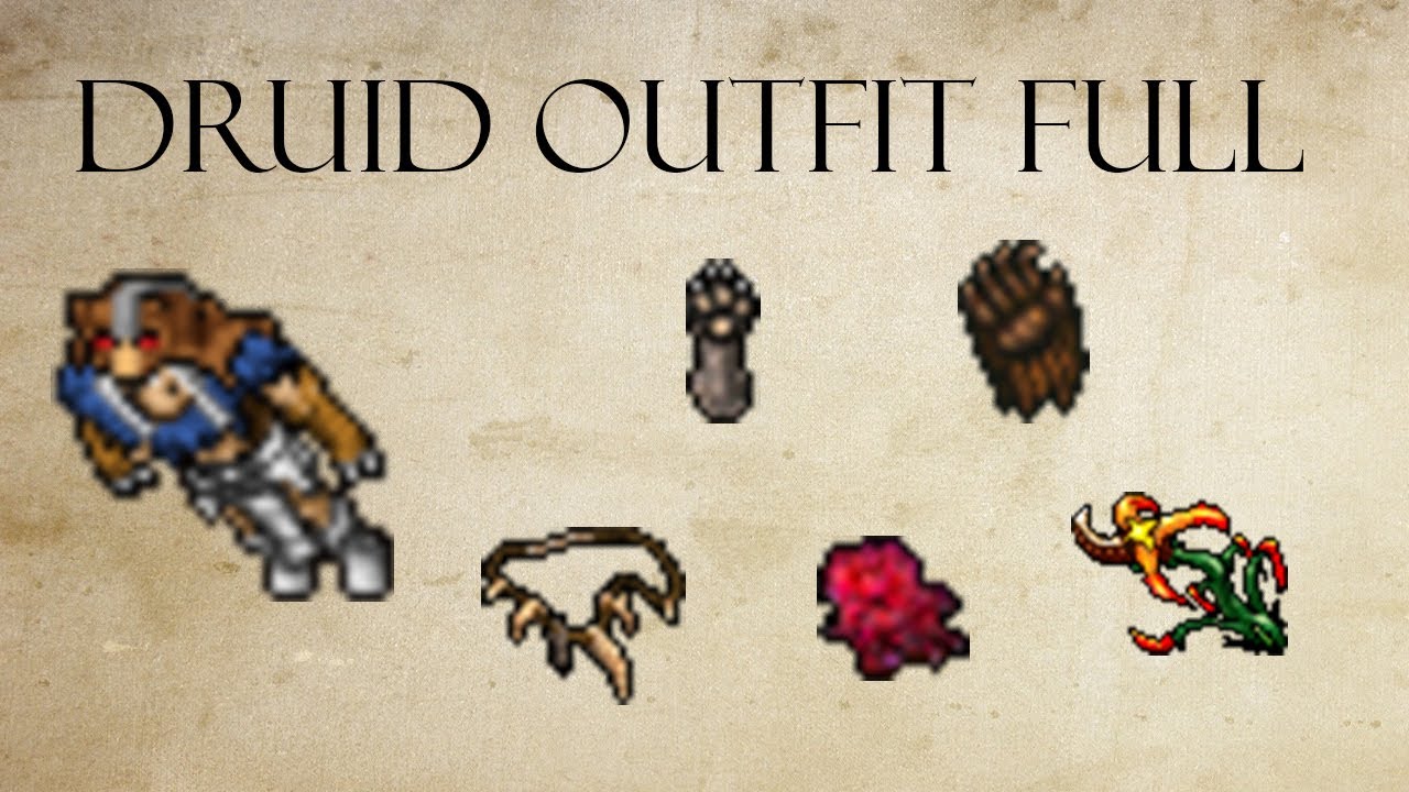 Tibia - Druid Outfit Full