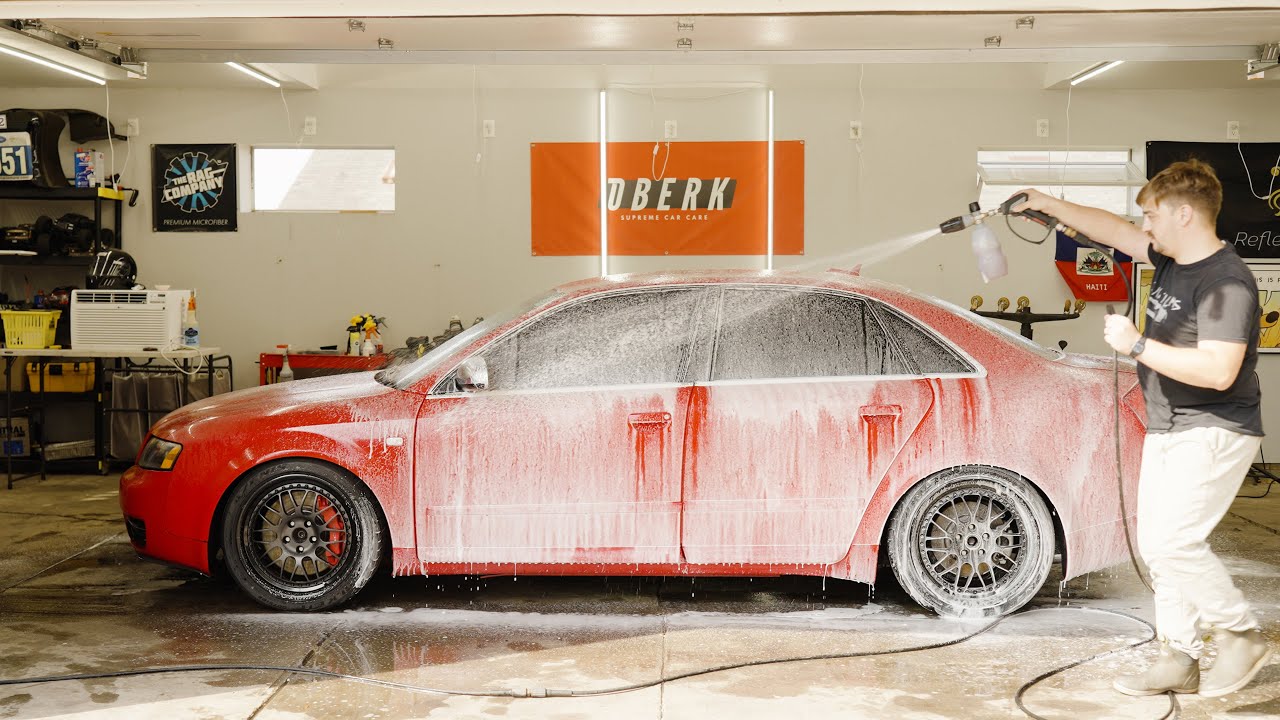 Подробный видеодеталинг, показывающий, как Bèl Detailing Detailing Details A B6 S4