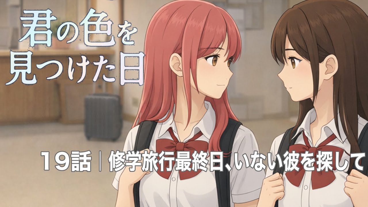 【君の色を見つけた日】19話「修学旅行最終日、いない彼を探して」