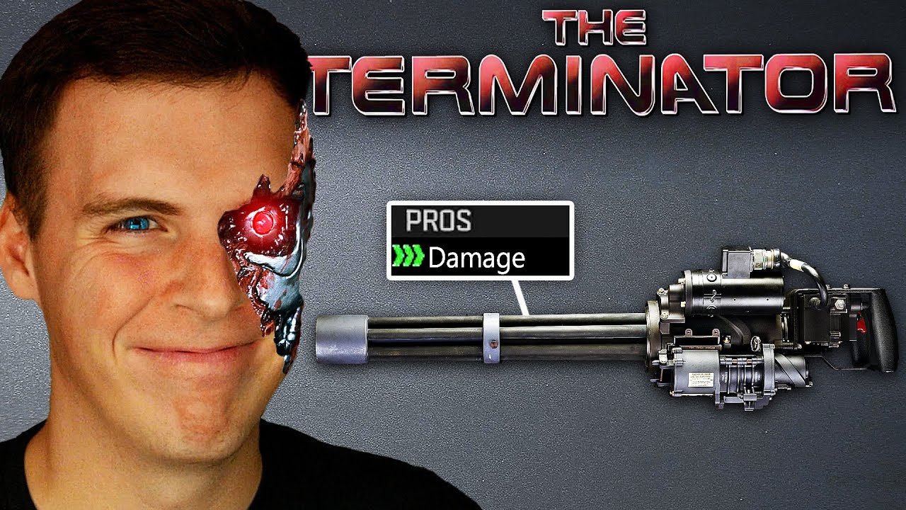 I Created the Terminator's Minigun in Warzone and Terminated Everyone