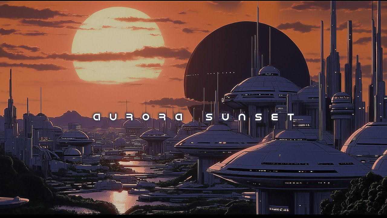 Aurora Sunset - Calm Space Music For Total Relaxation & Sleep