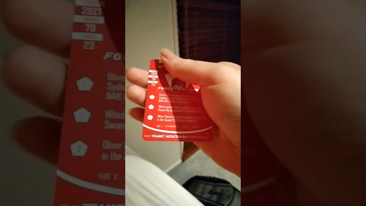 AFL 2021 Cards Collection Sydney Swans Oliver Florent #afl #collection #collectables #aflcards