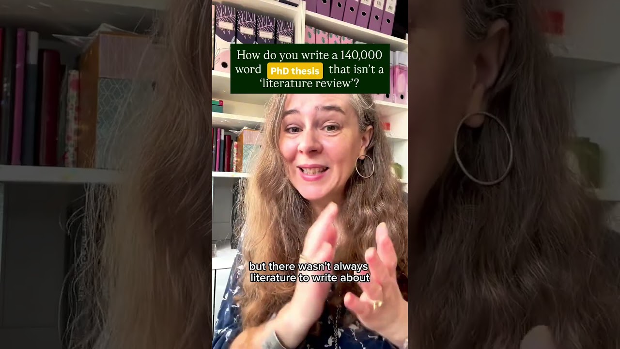 How do you even start writing a 140,000 PhD thesis? Actually it was over 250k words in total.😱 I