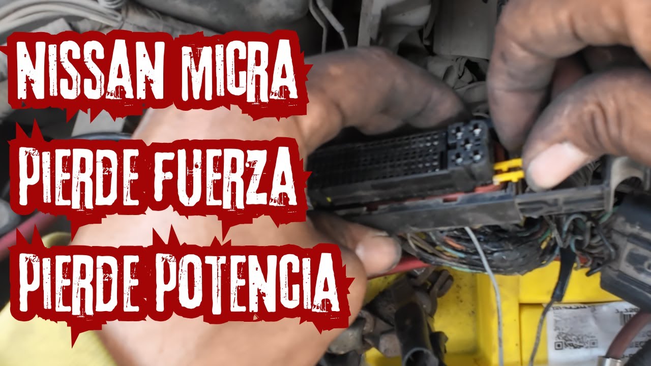 Nissan Micra con perdida de potencia, perdida de fuerza, tironeos, diagnostico completo - motor cr12