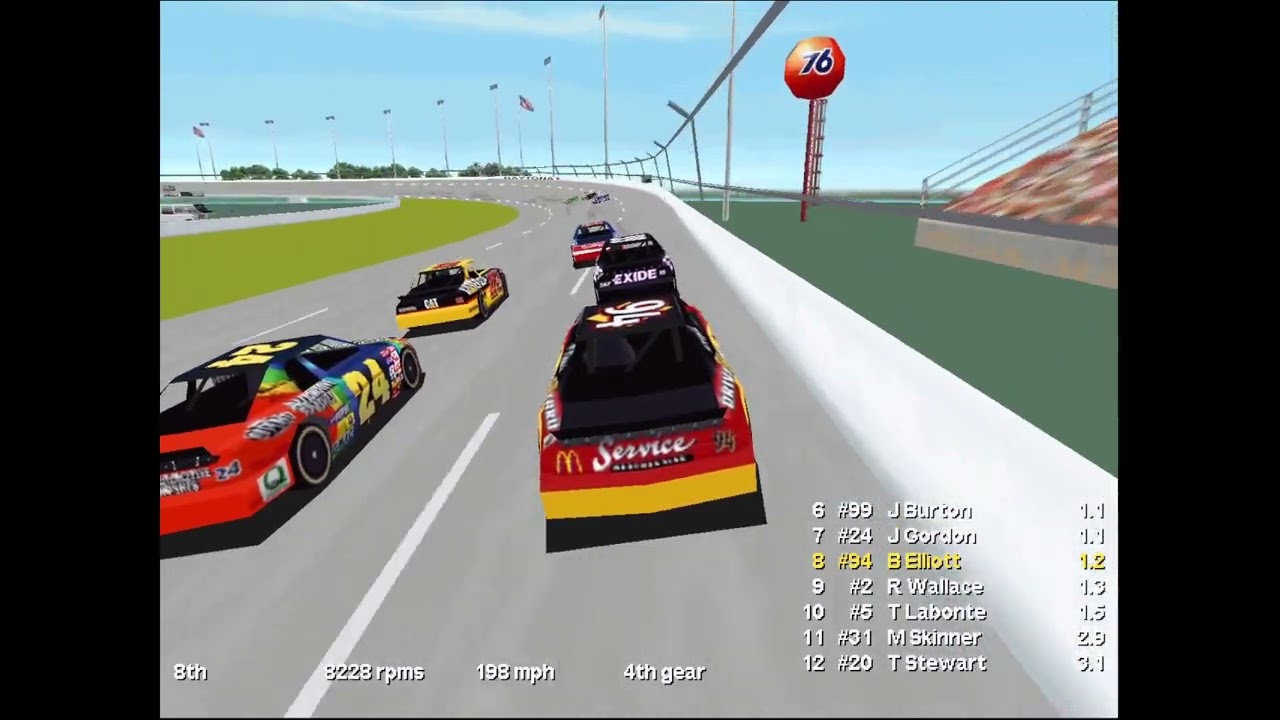 NASCAR Racing 2/1999 Is Back! | 1999 Daytona 500 | Jeff Gordon Causes the Massive One