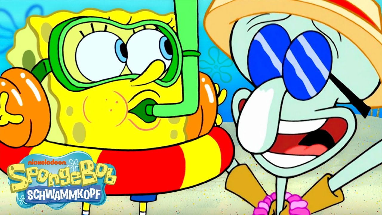 SpongeBob | 2 Stunden SpongeBob im Urlaub! 🏝️ | SpongeBob Schwammkopf