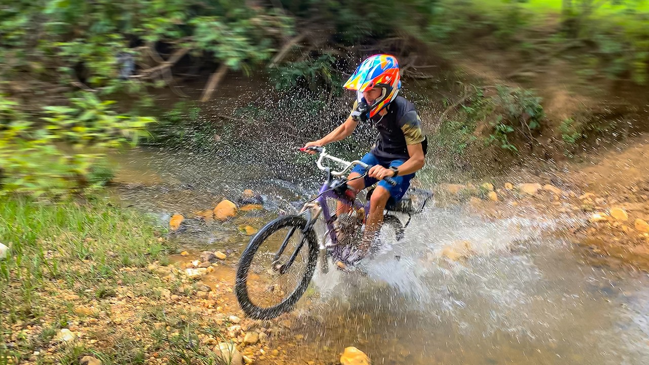 Testando a Bike Motorizada at&eacute; Quebrar #1