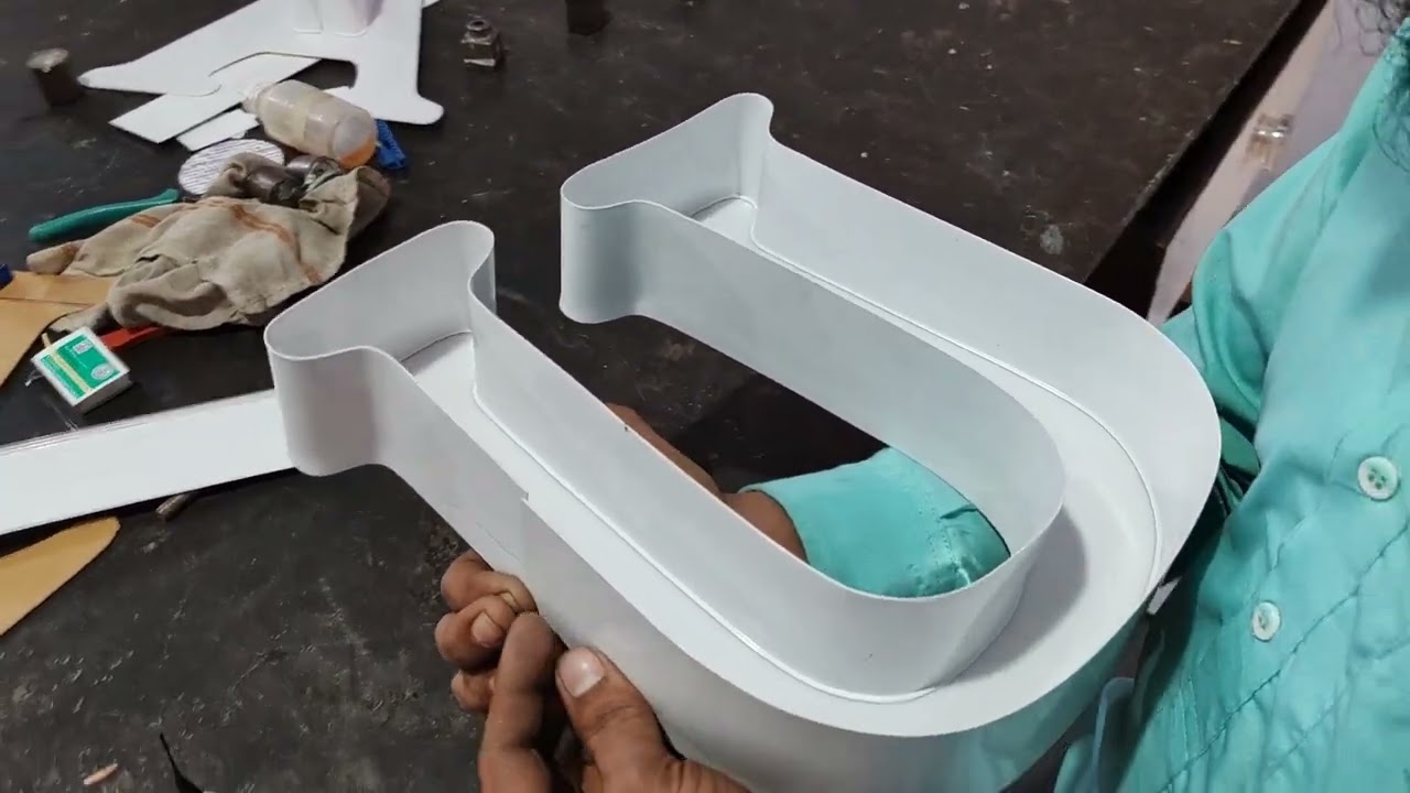 NOTHING IS STRONGER THAN #Fprofile #AluminiumChannel tp make raised letters #PDCORP +91 9029062419.