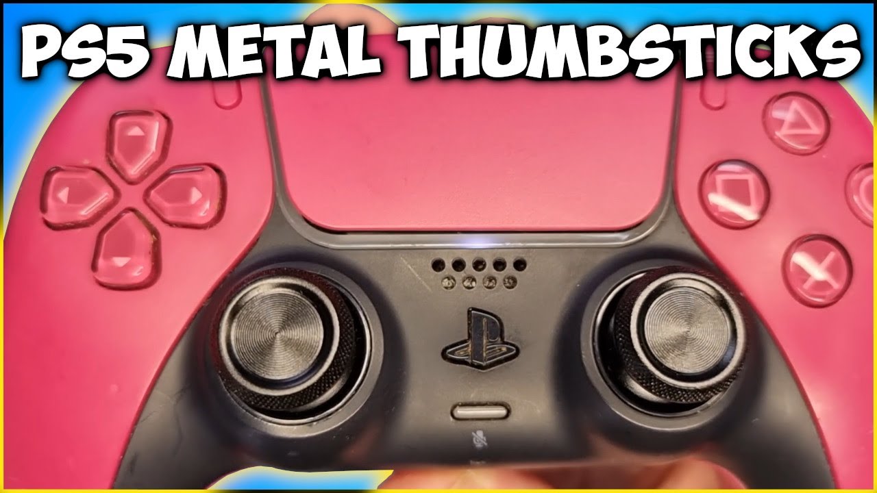 Testing and installing Metal thumb sticks | PS5