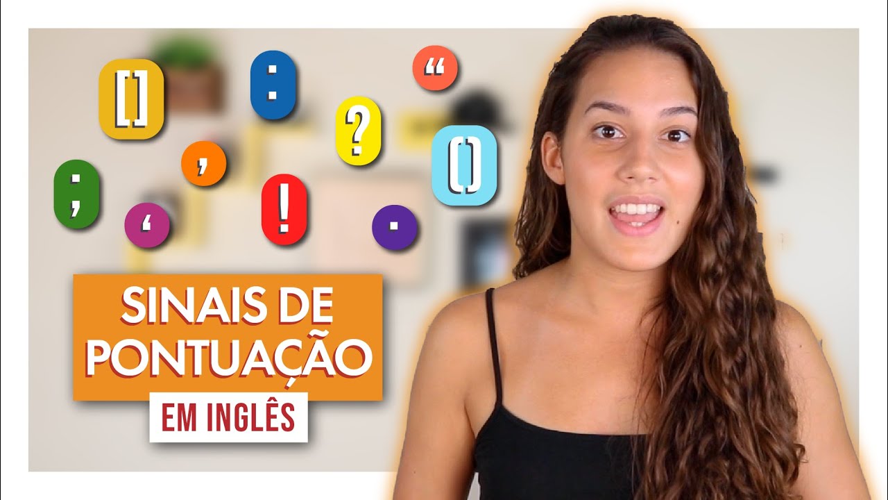 AULÃO dos SINAIS DE PONTUAÇÃO em Inglês | #InglesdaLuiza