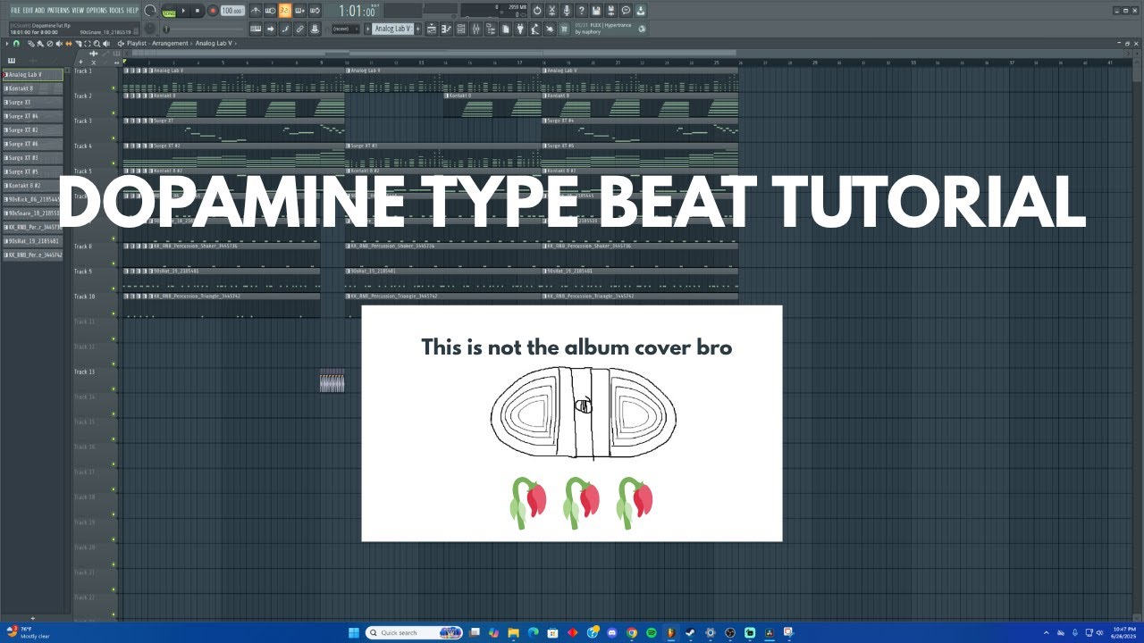 How to make PHARRELL TYPE BEATS for LIL TECCA'S DOPAMINE (Beat Tutorial)