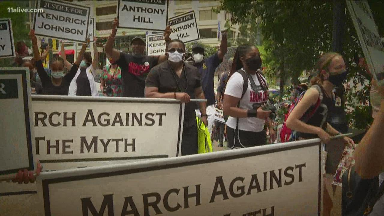 Justice now: Atlanta protesters issue rallying cry against racism, brutality