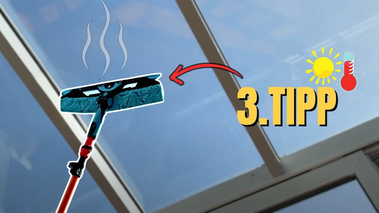 5 GENIALE Tricks zum Streifenfreien Sommer Reinigen von Terrassendach Unterseiten