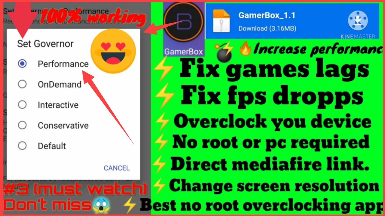 Overclock Android No Root | Set Phone To Performance Mode | Fix Games Lags 100% Working #lagfix 🤩