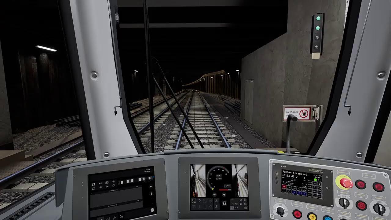 PS4|LIVE| Tram Simulator Fahrt in Wien auf Linie 1 bei Regen