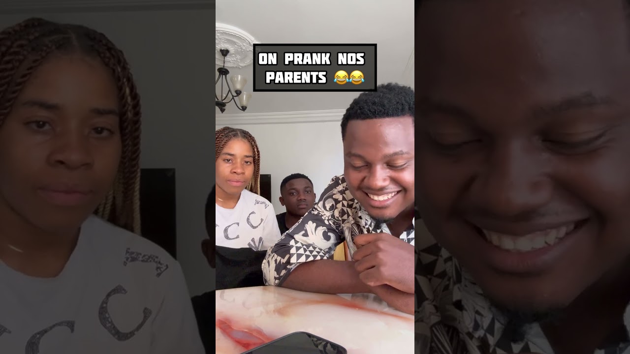 On pranck nooo parents 😂😂😂