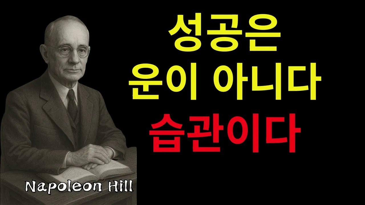 성공은 운이 아니다, 습관이다｜성공하는 사람들의 매일의 행동
