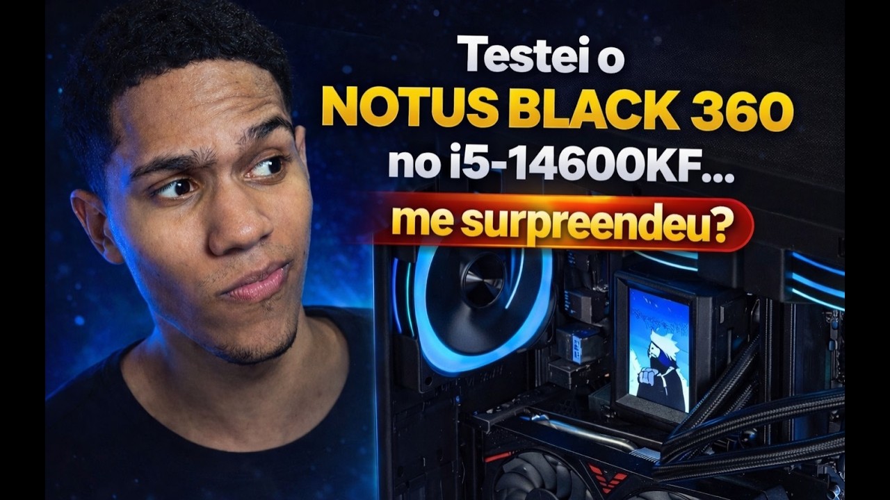 ESSE water cooler HUMILHOU os importados? ROUND5 Notus Black 360!