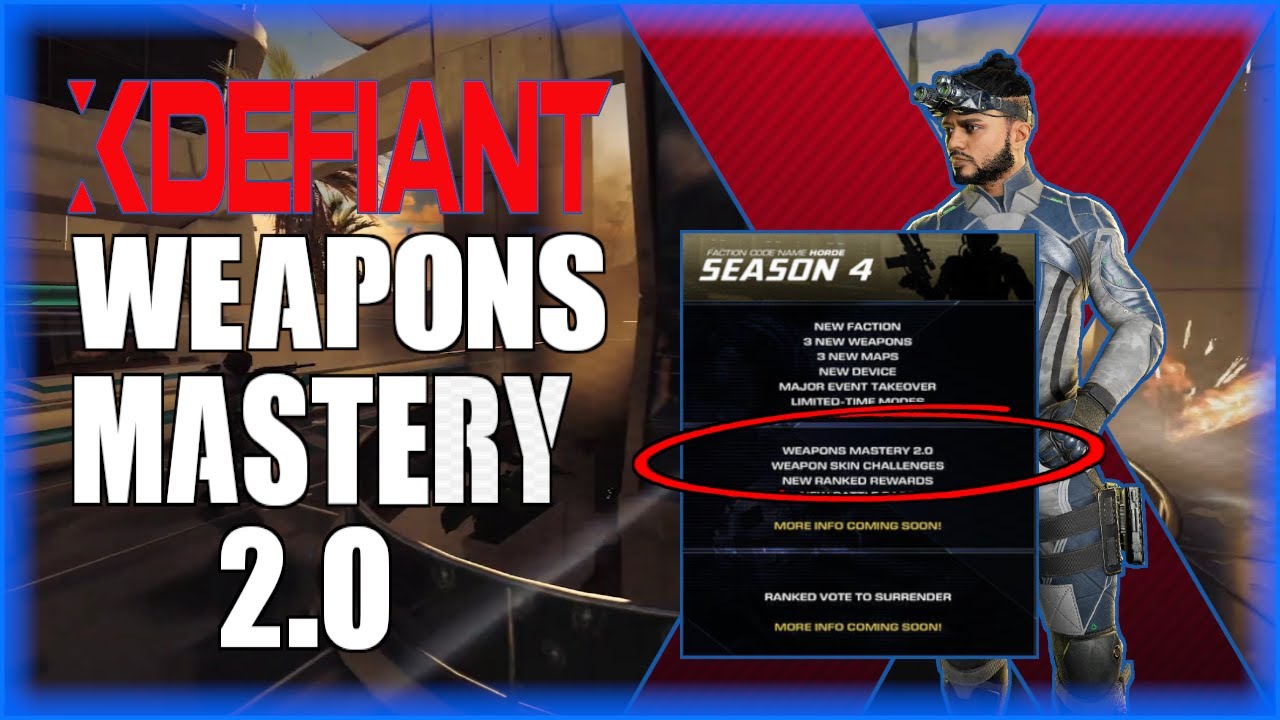 XDefiant's Upcoming Weapons Mastery 2.0 Has A Problem That Can EASILY Be Fixed