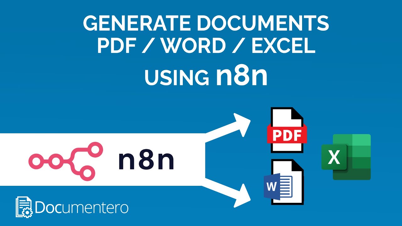 n8n: Generate Word, Excel & PDF Documents in Workflows