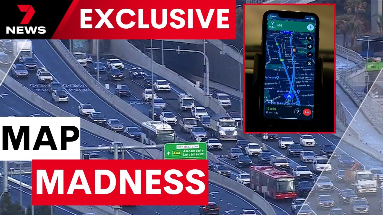 How to avoid getting into map mayhem on Sydney&rsquo;s roads | 7NEWS