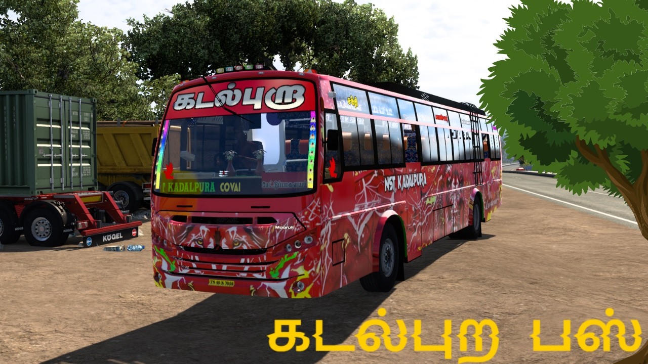 கடல்புற PRIVATE BUS DRIVING Euro Truck Simulator 2