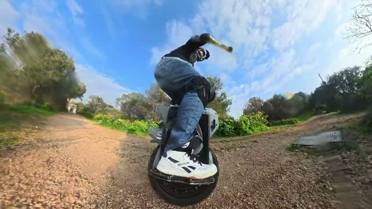 Rocky Uphill EUC  trail challenge on new Pads setup
