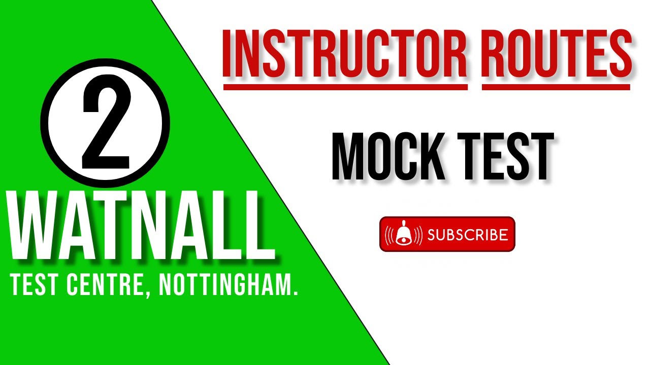 Watnall Test Centre Route 2 l Driving Test Routes l Nottingham Routes l Important Route l
