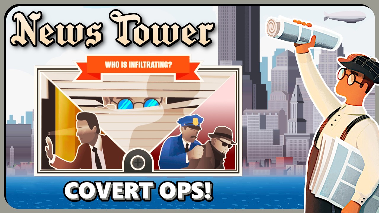 SPIES SABOTAGE MY NEWSPAPER STORIES! News Tower