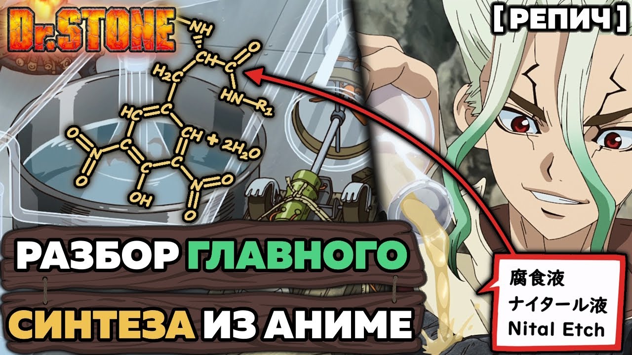 ХИМИК смотрит Доктор Стоун 2 🧬