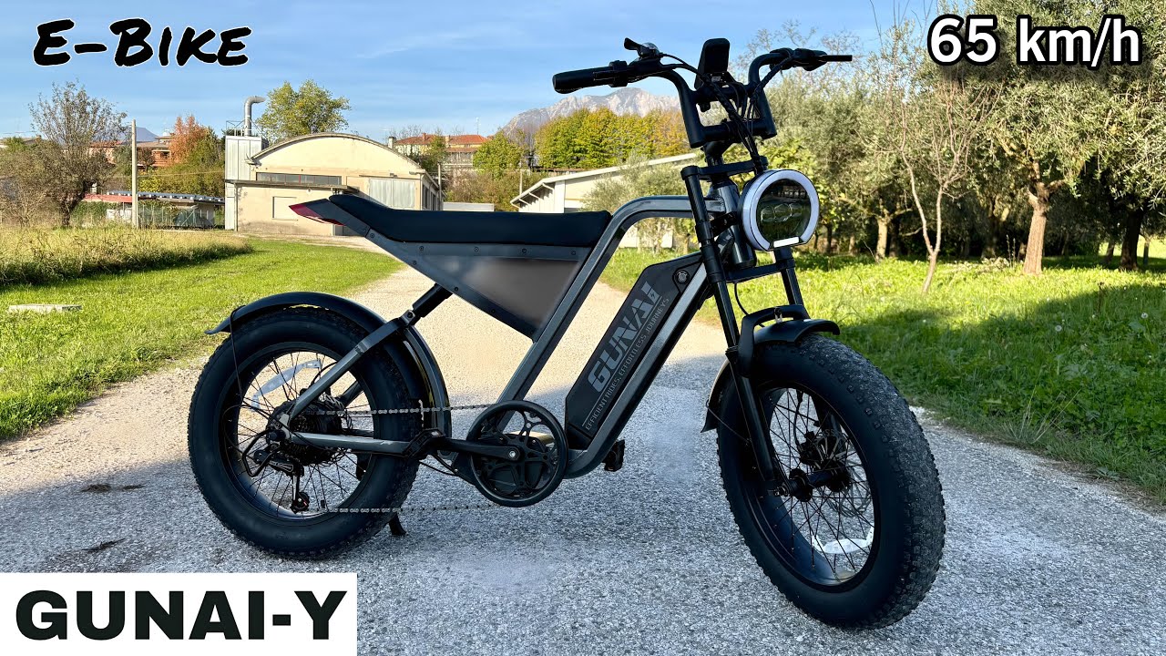 GUNAI-Y Moped Electric Bike 20 Inch 1000W - The Best Speed 62 km/h