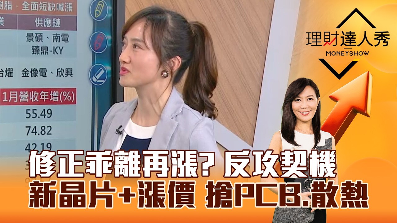 【理財達人秀】修正乖離再漲？ 反攻契機 新晶片+漲價 搶PCB、散熱｜李兆華、廖婉婷 2026.03.03 part3