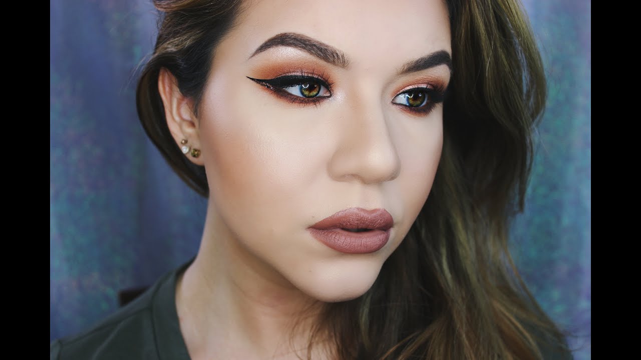 Burnt Orange Morphe 35O Palette Tutorial | KatEyedTv