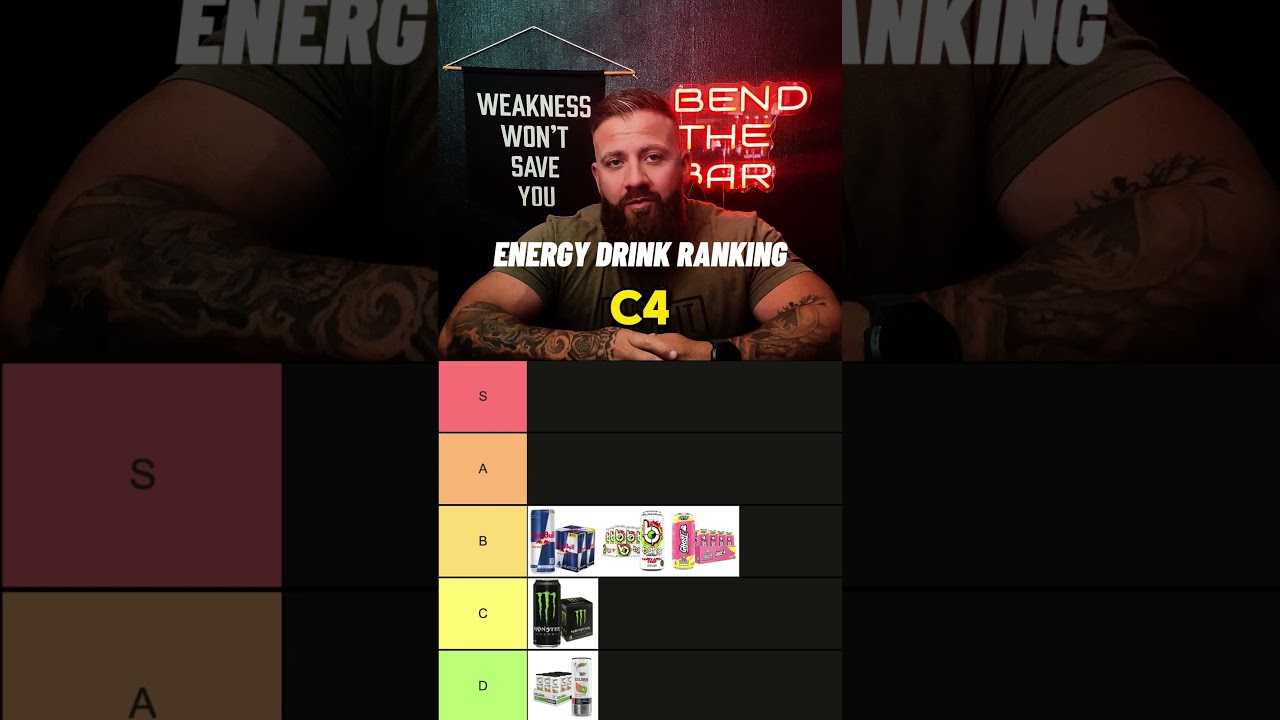 Рейтинг энергетических напитков! #stier #ranked #energydrink #monsterenergy #gorillamind #top5 #b...