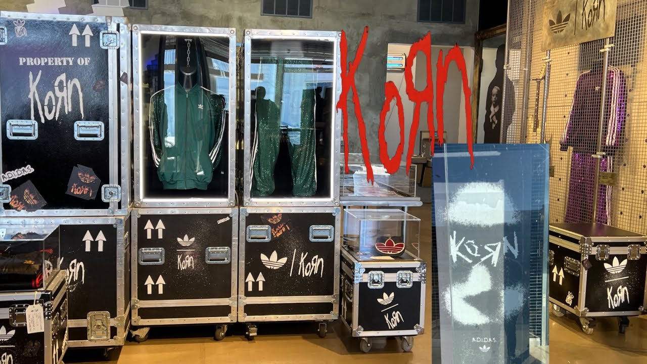 KORN X ADIDAS COLLAB POP UP SHOP ON MELROSE (walkthrough)