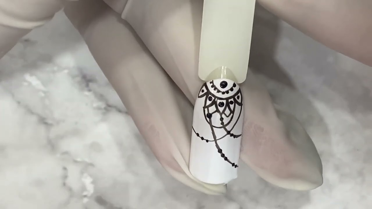 Learn Mandala And Mehndi Nail Art!!!