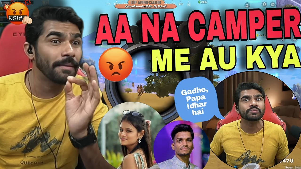 Shreeman Legend Bgmi Only Ting Ting Gameplay🔥🫣Trolling Campers In Bgmi Funny Moments #bandilki 