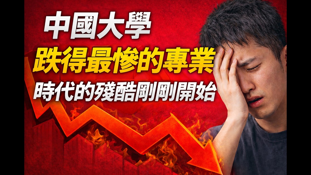 中國大學跌得最慘的專業｜時代的殘酷剛剛開始#AI #shorts