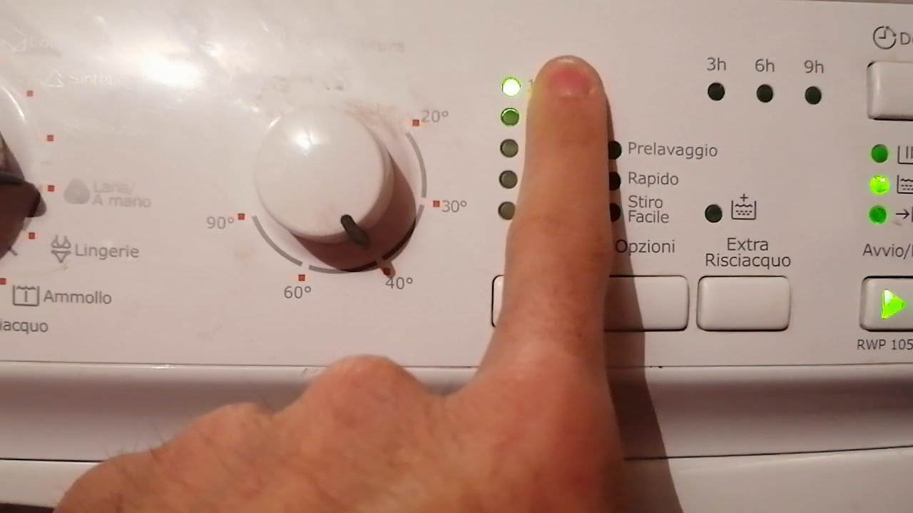 Lavatrice Electrolux RWP105205W - Presentazione e descrizione della lavatrice e relativi programmi