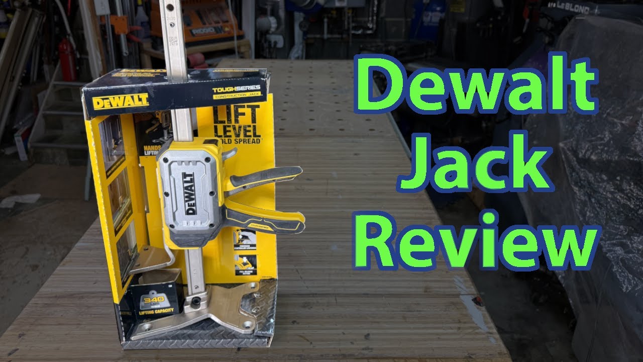 Обзор строительного домкрата Dewalt, модель DWHT83550
