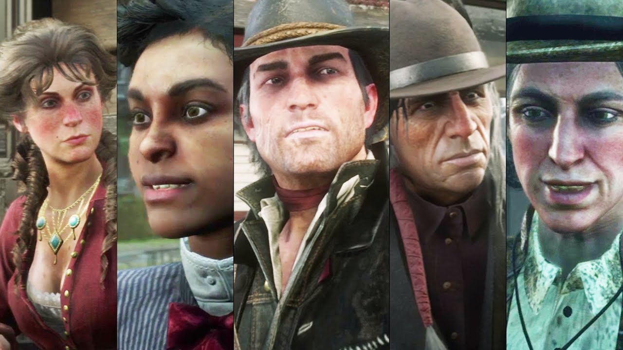 Red Dead Redemption 2 — Джон Марстон встречает старых членов банды и друзей Артура
