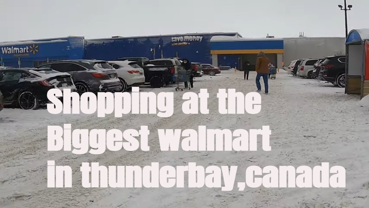 Shopping at the Biggest Walmart in thunderbay (A vlog in Tulu language with English subtitles)