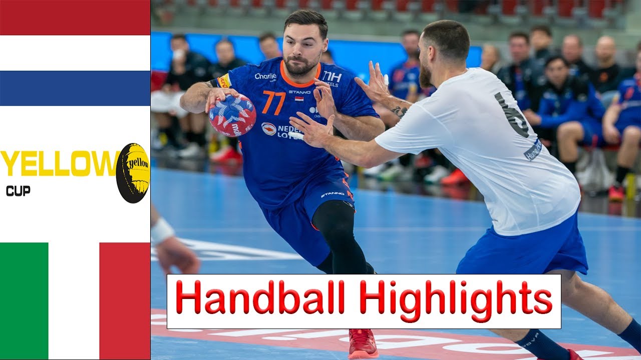 Netherlands Vs Italy Handball Highlights Yellow Cup 2025