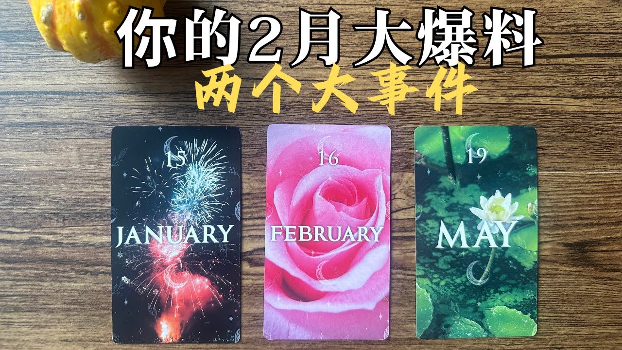 ✨占卜运势✨你的2月大爆料 （两个重大事件）#运势 #工作事业#金钱财务#感情关系