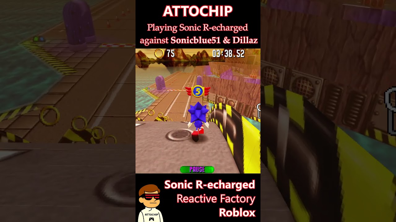 Reactive Factory DESTROYED Me 💀 | Sonic R-Echarged #sonicrecharged #roblox #attochip
