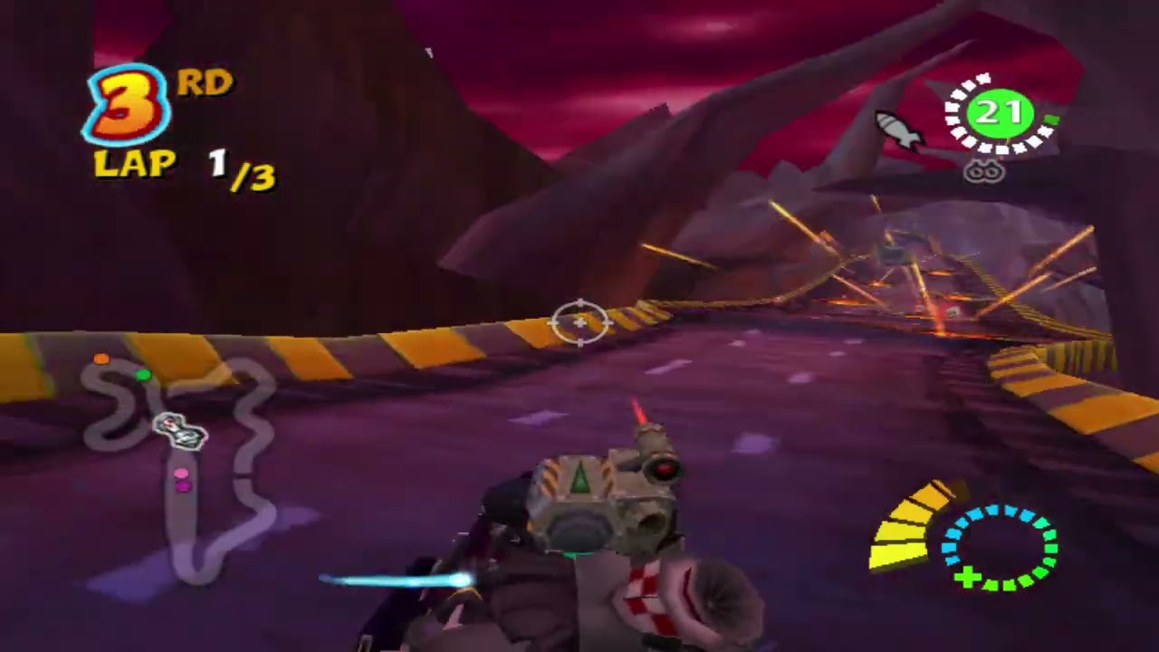 Crash Tag Team Racing Grand Prix Tyrannosaurus Wrecks N GIN